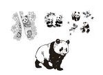 熊猫矢量图