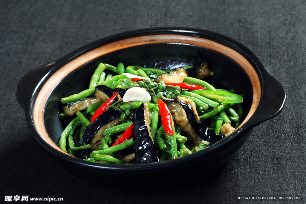 茄子炒红豆