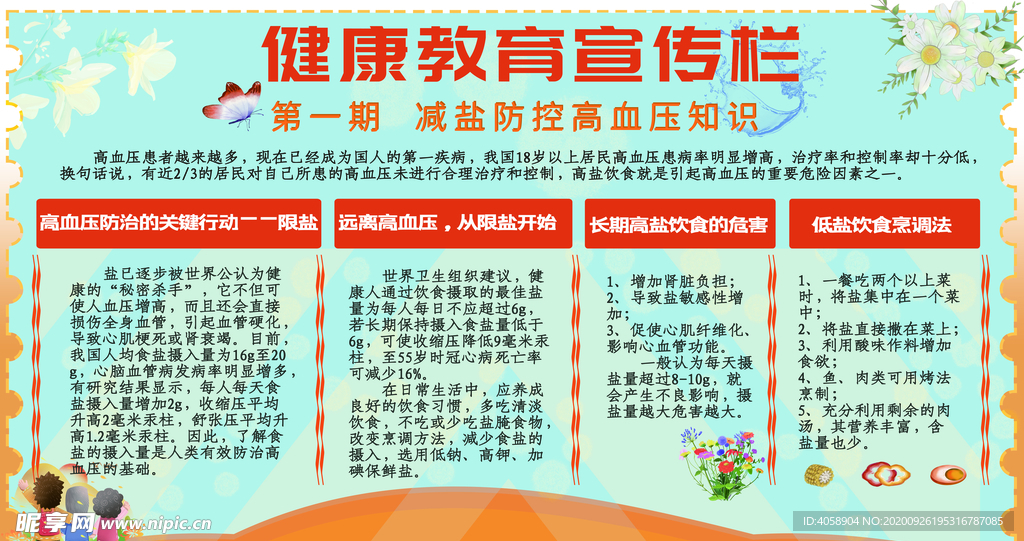 健康教育宣传栏