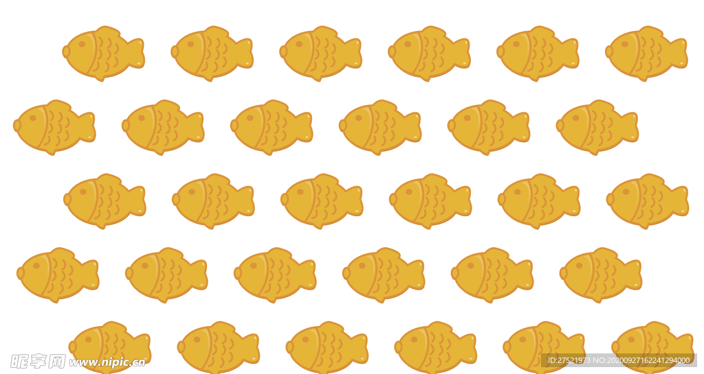 鲷鱼烧矢量图标鱼卡通