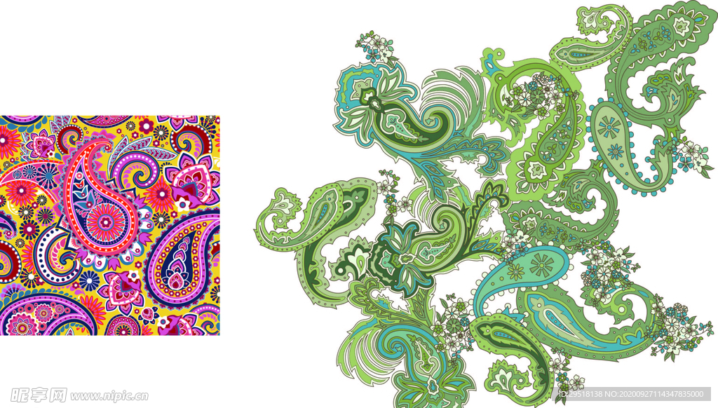 大牌 素材 数码 印花 设计