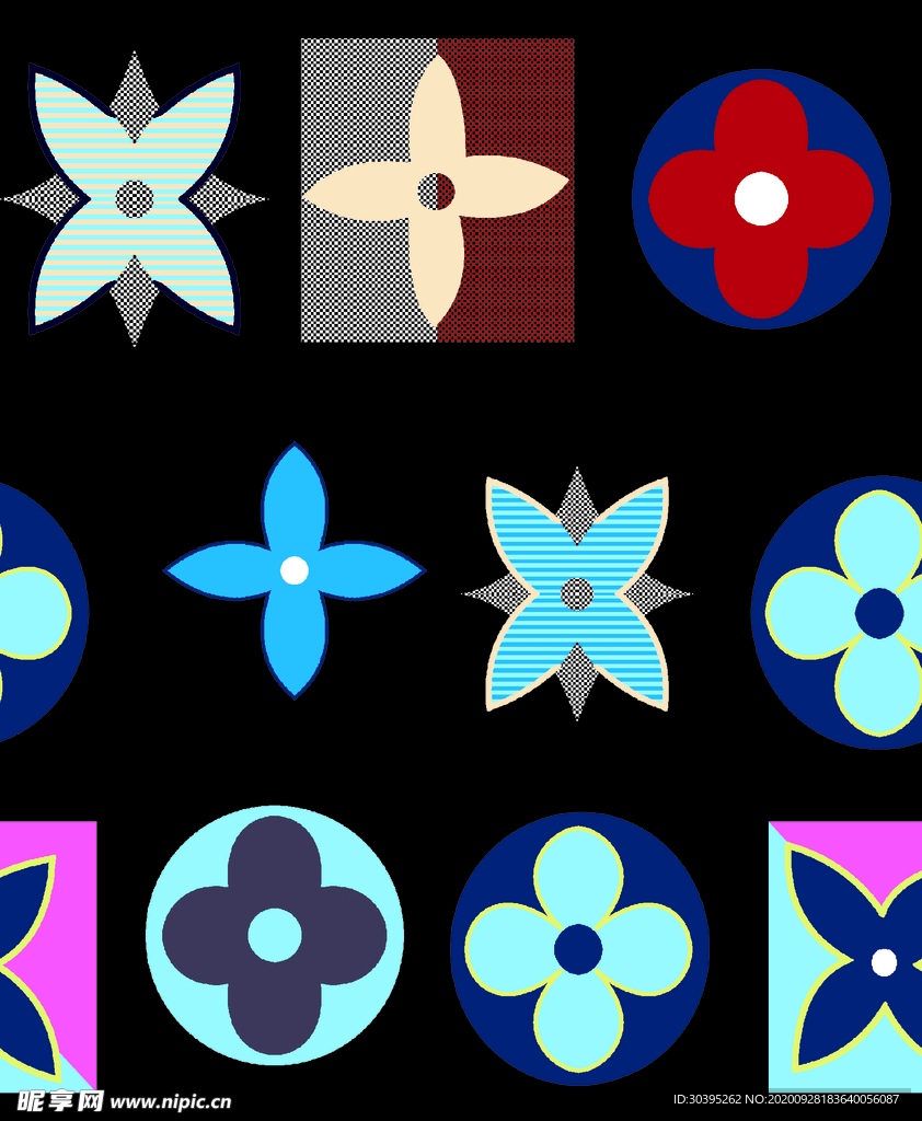 数码 大牌 色块 爆款 印花