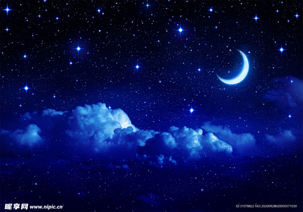 浩瀚天空绚丽背景