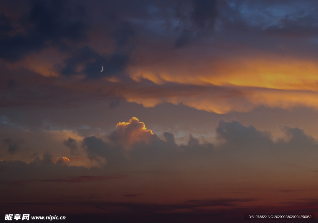 浩瀚天空绚丽背景