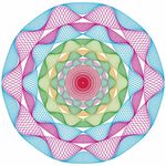 团花 设计 防伪 底纹 原创