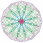 团花 设计 防伪 底纹 原创