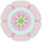 团花 设计 防伪 底纹 原创