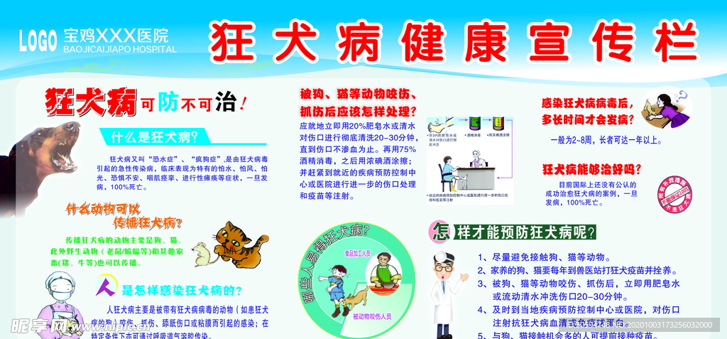 世界狂犬病日 狂犬病日展板