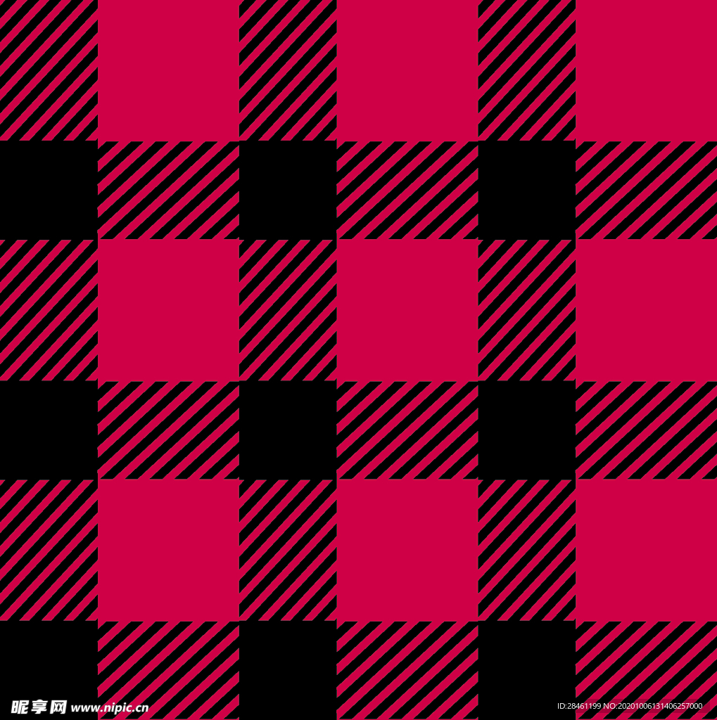 线条 格子 圣诞 底纹 无缝