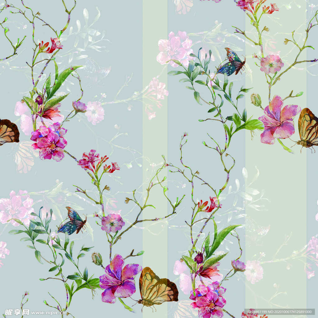 手绘花 玫瑰花 大牌花 乱花