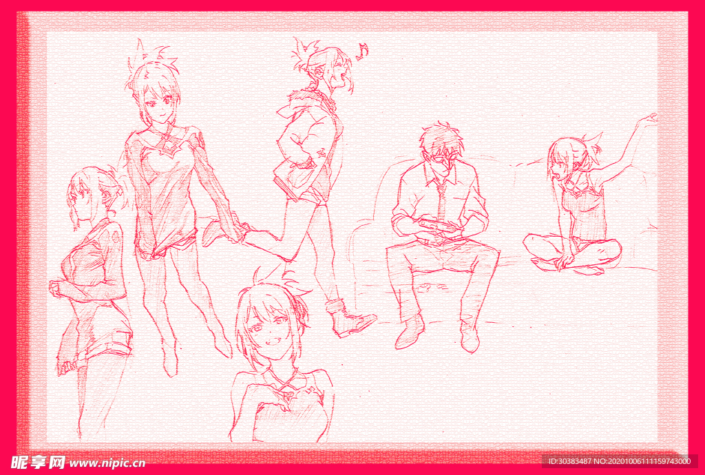 放生的青春男女