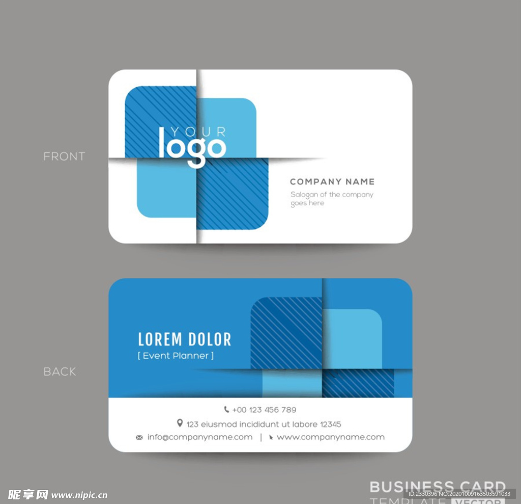 公司名片 创意名片 精美名片