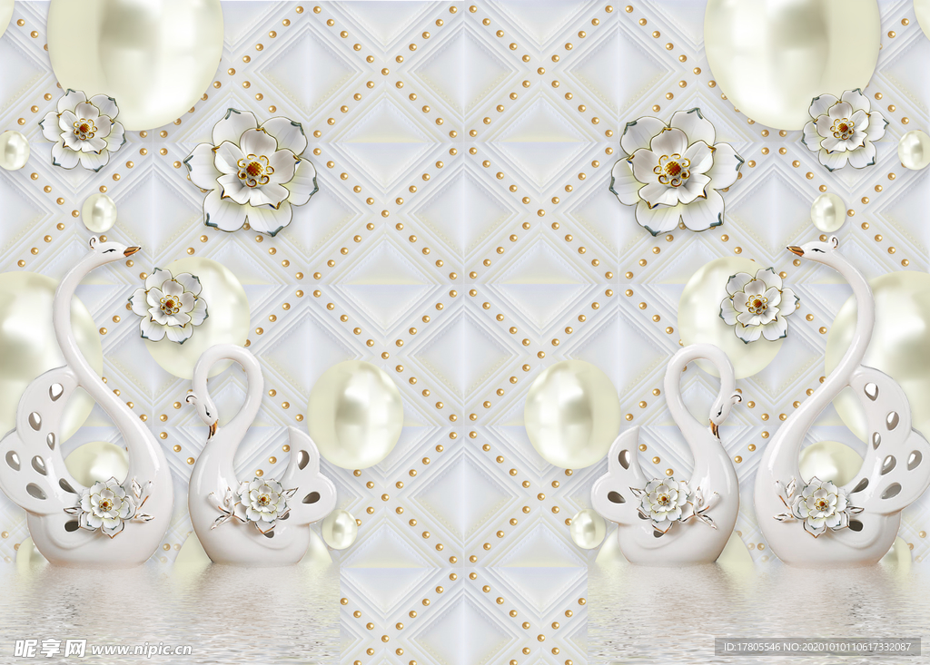 3d背景墙 立体空间素材 中式