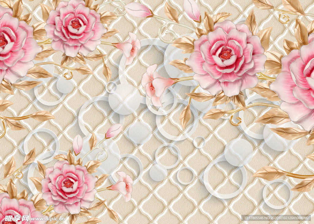 3d背景墙 立体空间素材 中式