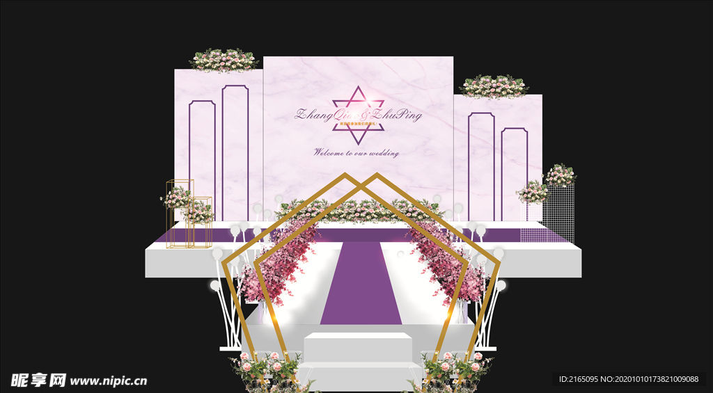 婚礼现场布置效果