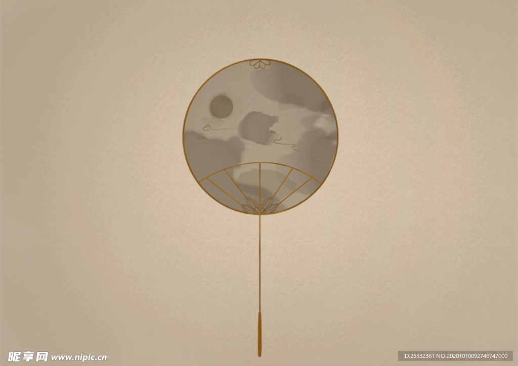 水墨风古典团扇