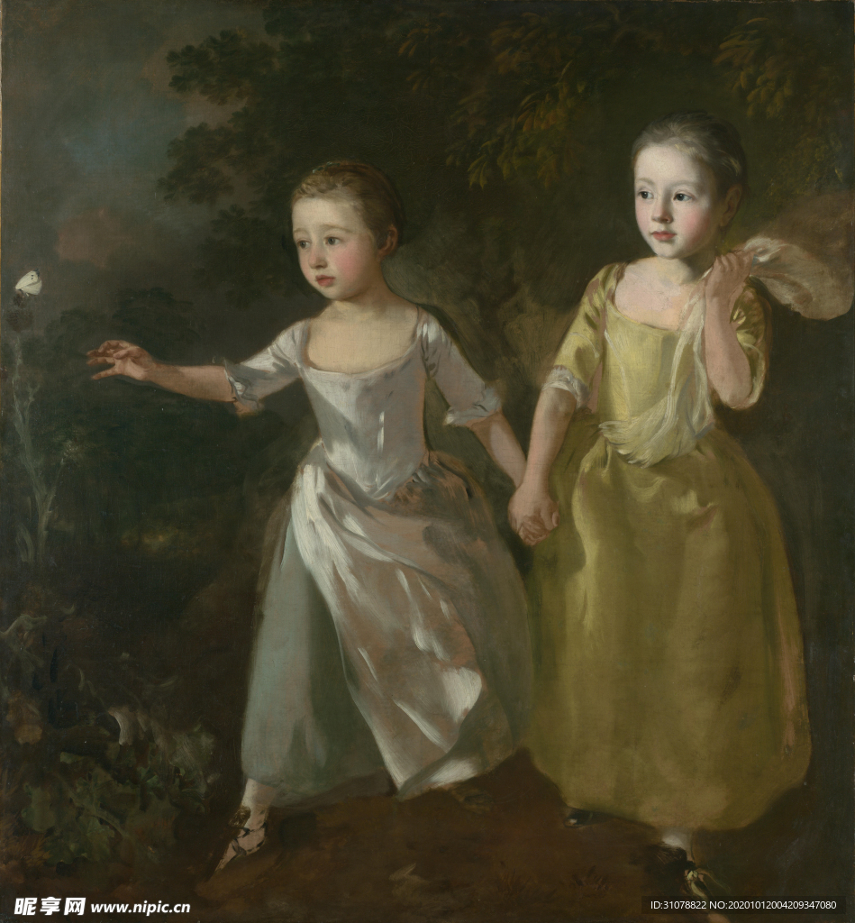 欧式古典人物油画