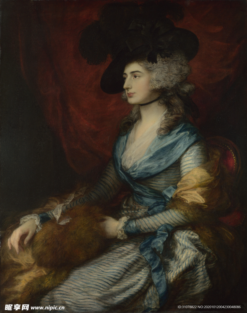 欧式古典人物油画