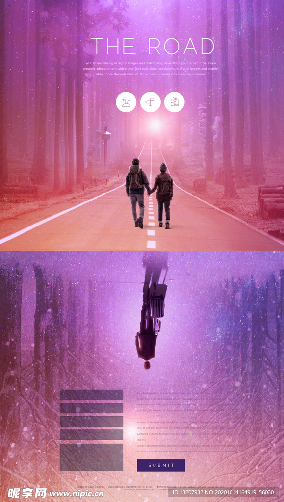 梦幻境界海报设计