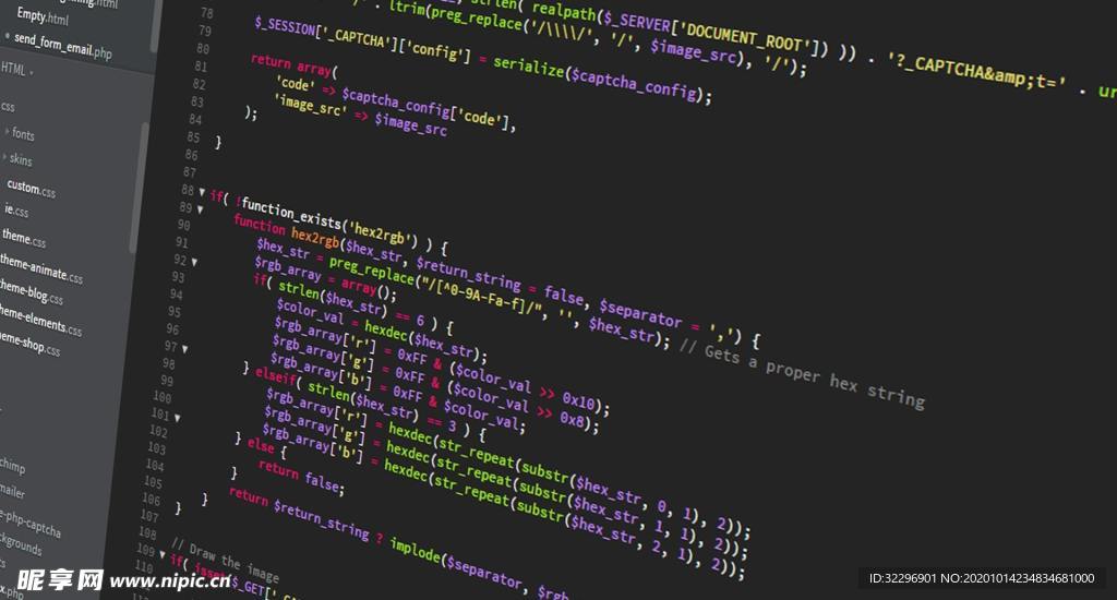 代码 抽象 简约 几何 线条