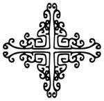 园艺花边十字花