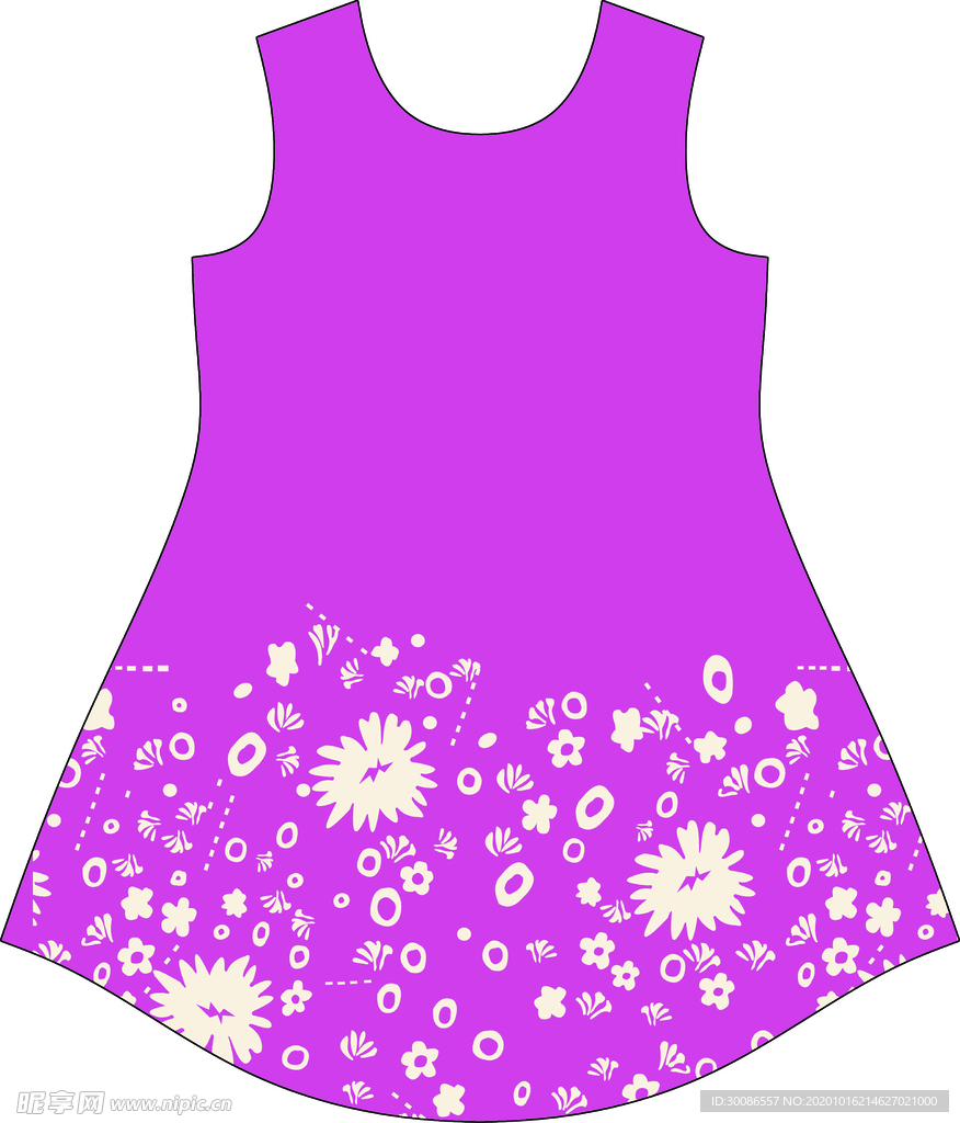 数码印花 定位花