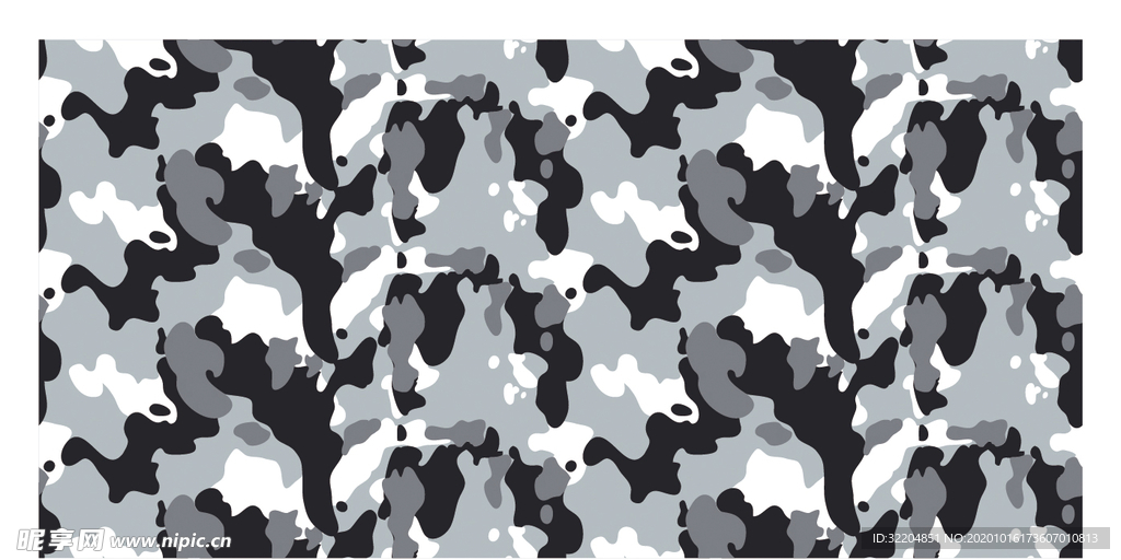 灰白迷彩 无缝拼接
