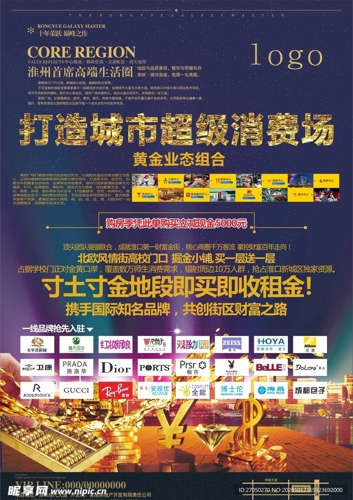 地产商业行销海报