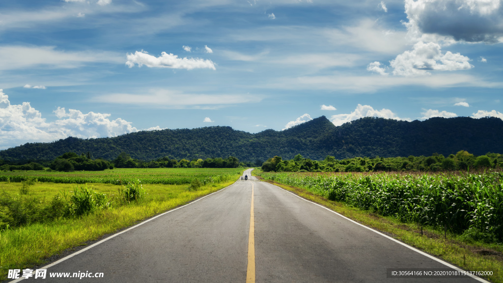 街道道路公路背景海报素材