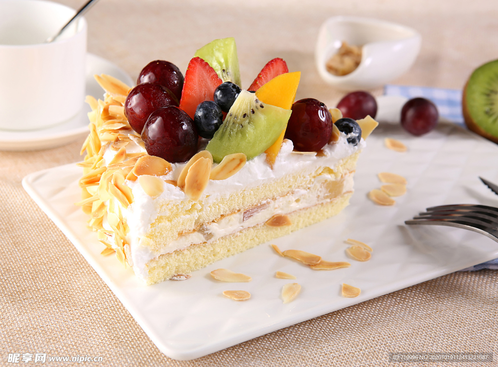 美味西餐水果蛋糕