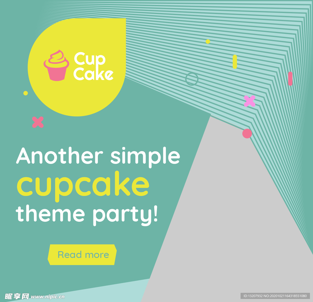 简约几何海报设计