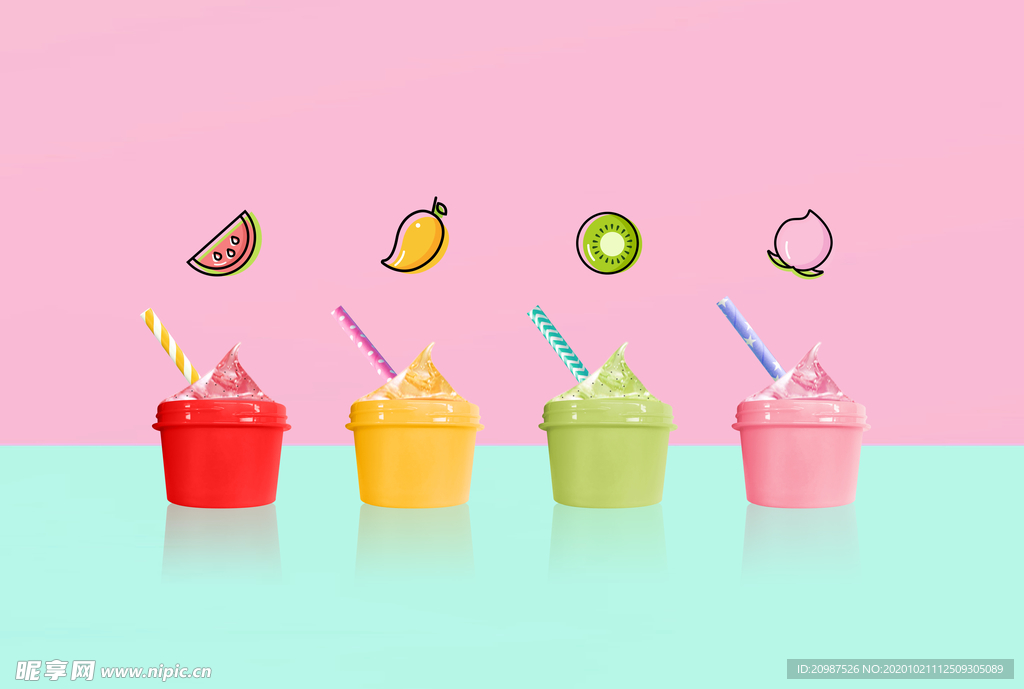 冰淇淋海报