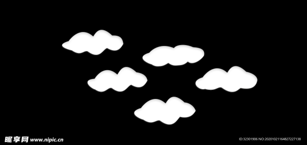装饰云朵素材