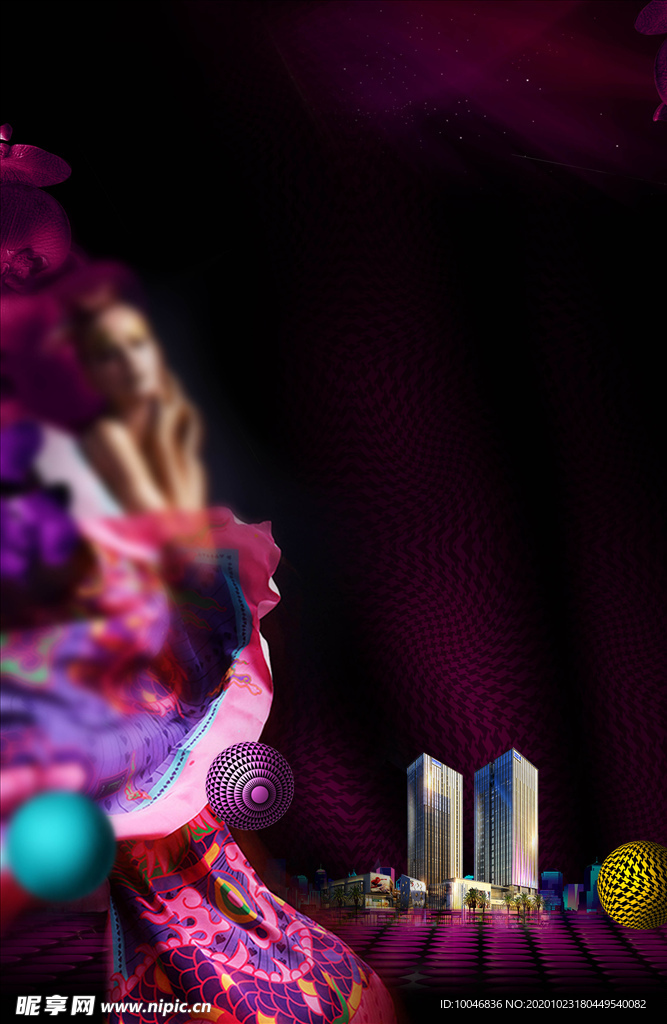 黑色商业地产广告