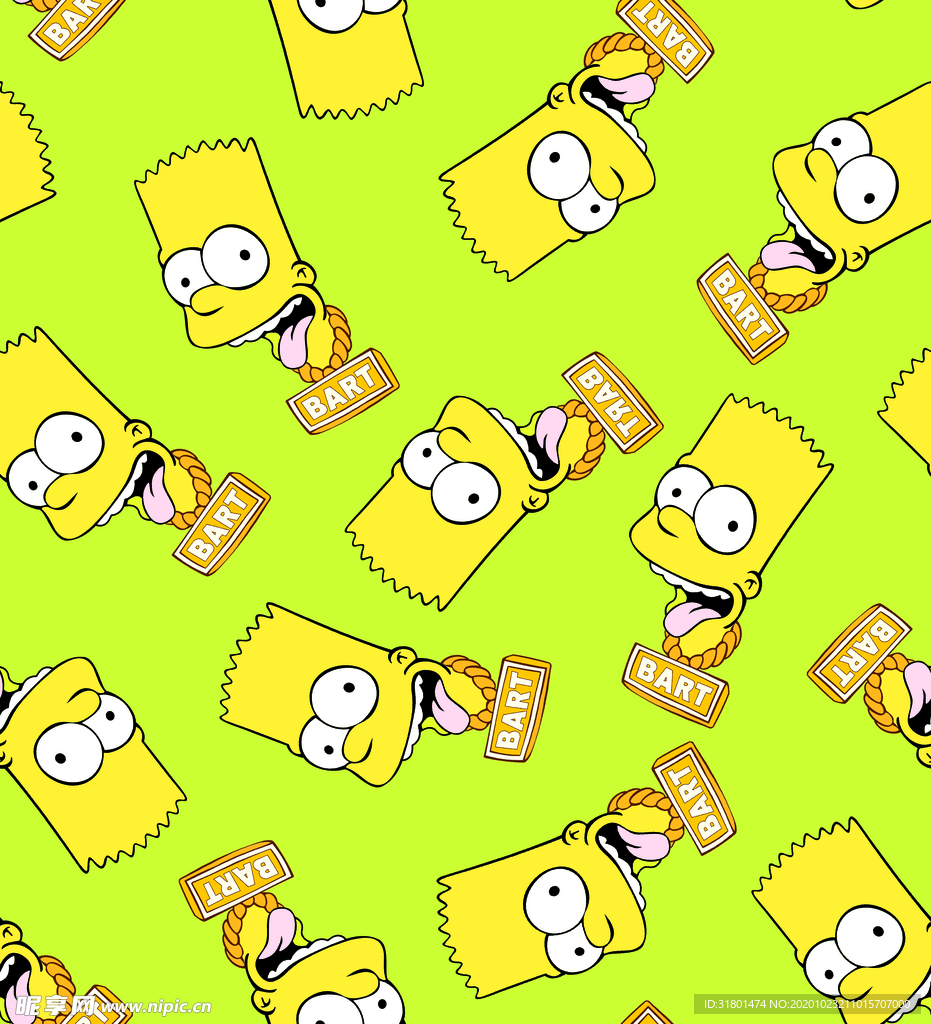 字母 卡通 动物 米奇 印花