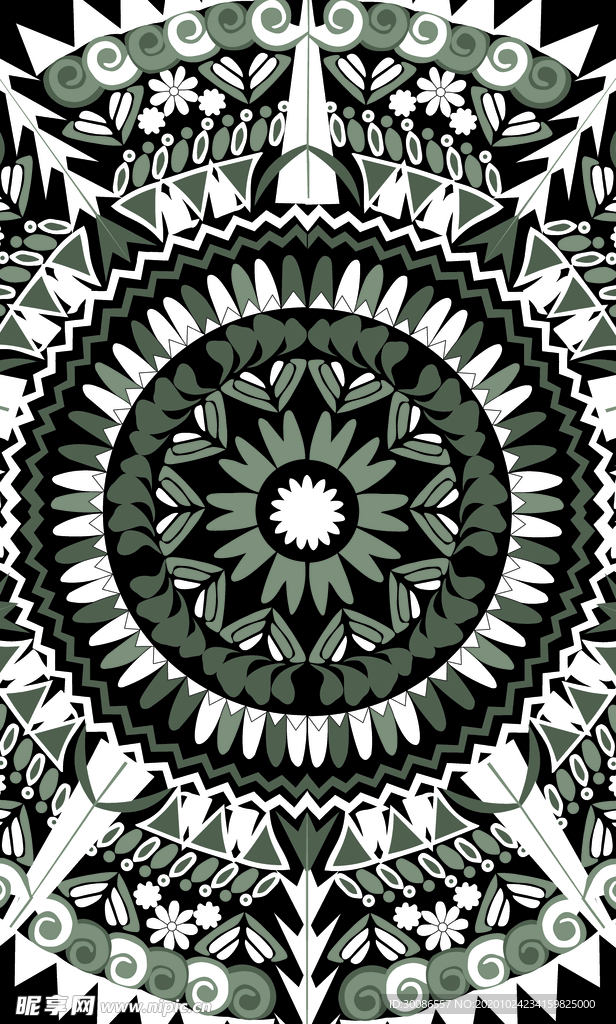 名族风 数码印花