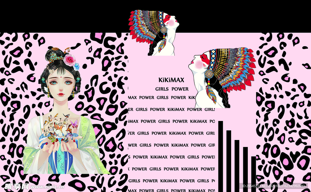 人头 人物 大牌  字母 豹纹