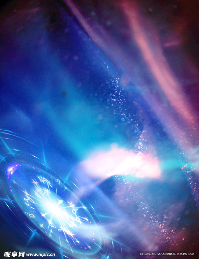 科技感宇宙炫光星河背景