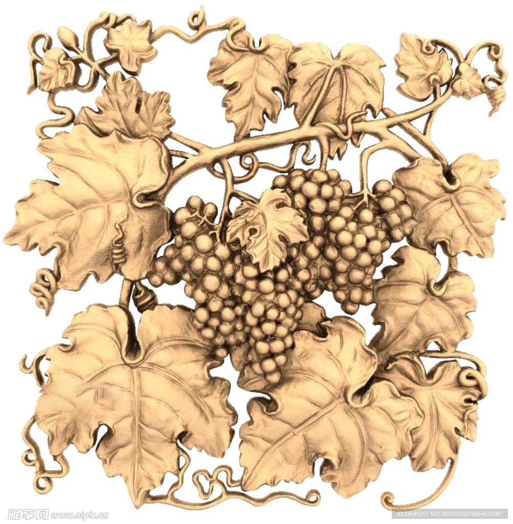 欧式花纹 树叶  女装花  花