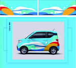 宝骏Mini车身贴-锦鲤