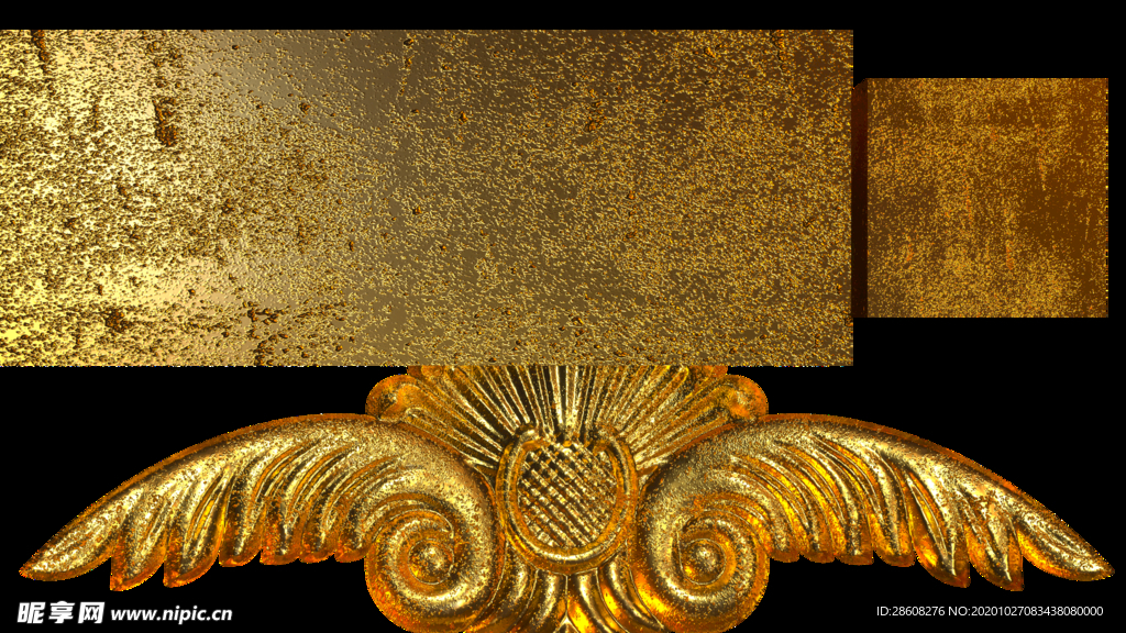 金色花纹 贴图