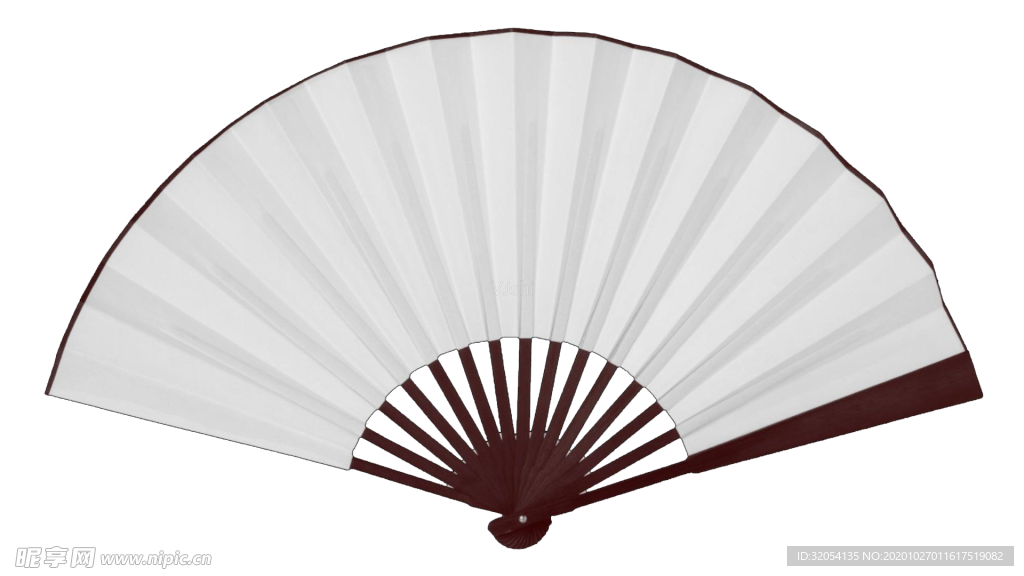扇子空白扇子白色