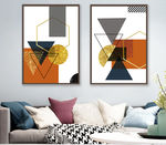 现代抽象金箔简约装饰画