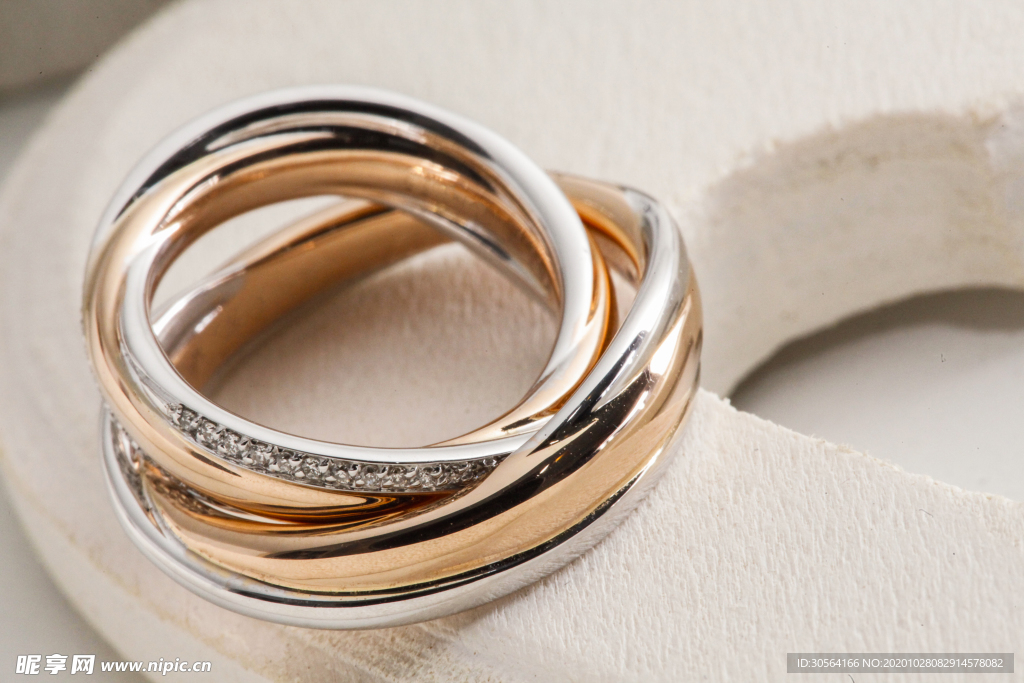 结婚戒指婚礼祝福背景素材