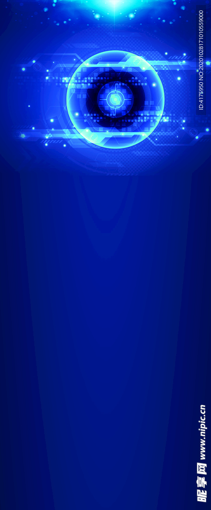 蓝色科技背景