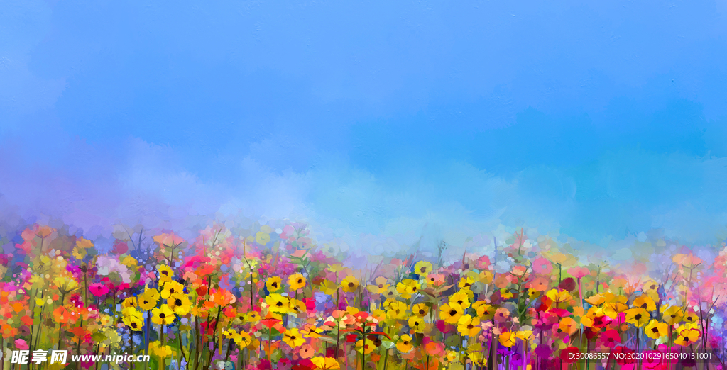 定位花 数码印花