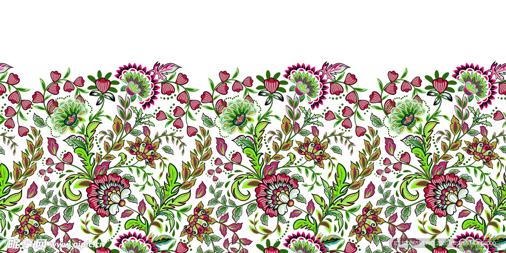 数码印花 腰果花