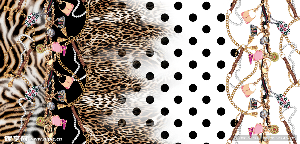 大牌印花 手绘花