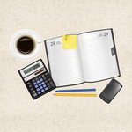 矢量桌面 卡通桌面 扁平化桌面