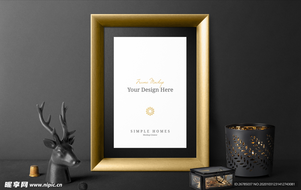 黑金属相框样机
